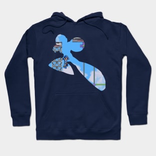 Mega Man X - background cutout v.4 Hoodie